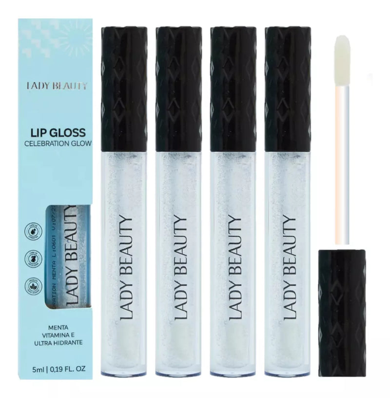 Lady Beauty Lip Gloss Celebration Glow Menta 5ml