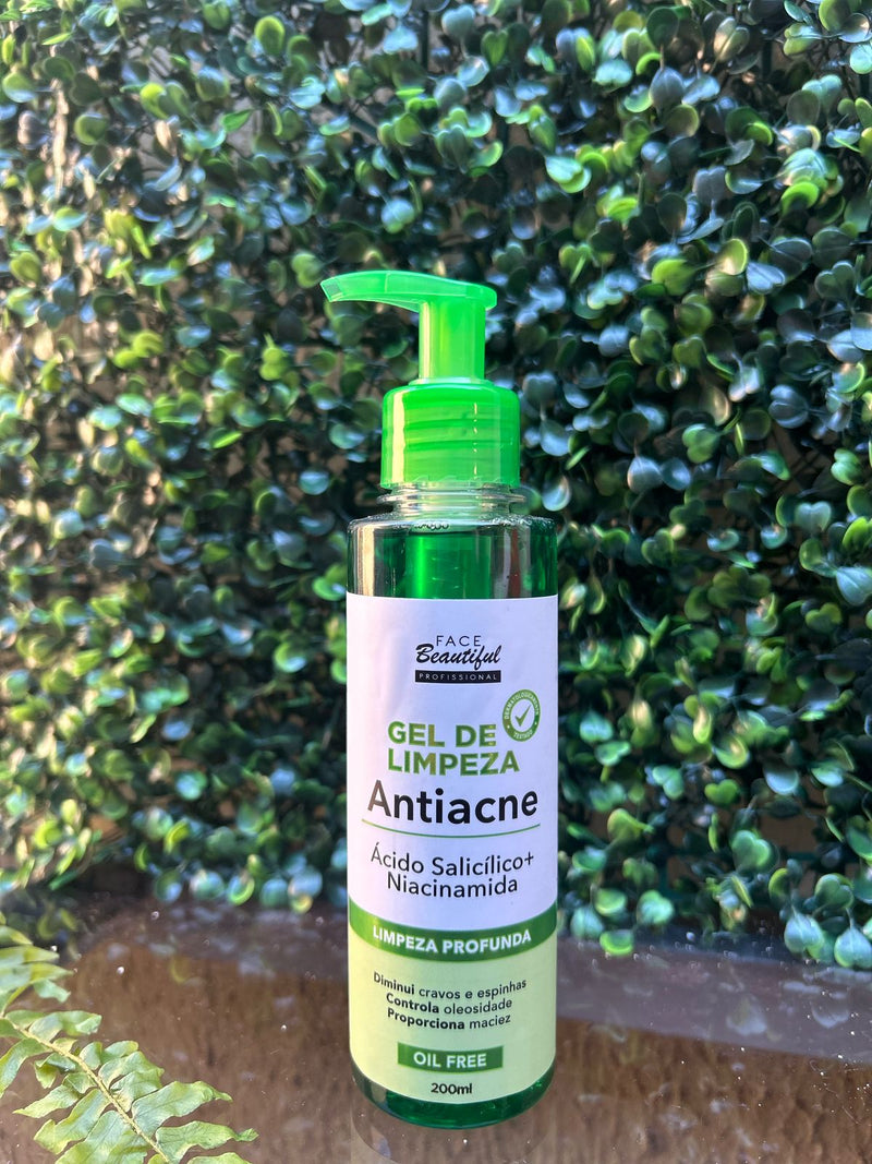Gel de Limpeza Antiacne Face Beautiful 200ml