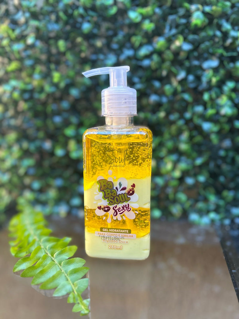 Gel Hidratante de Algodão Doce para o Corpo e Virilha Soul Cosméticos 280ml