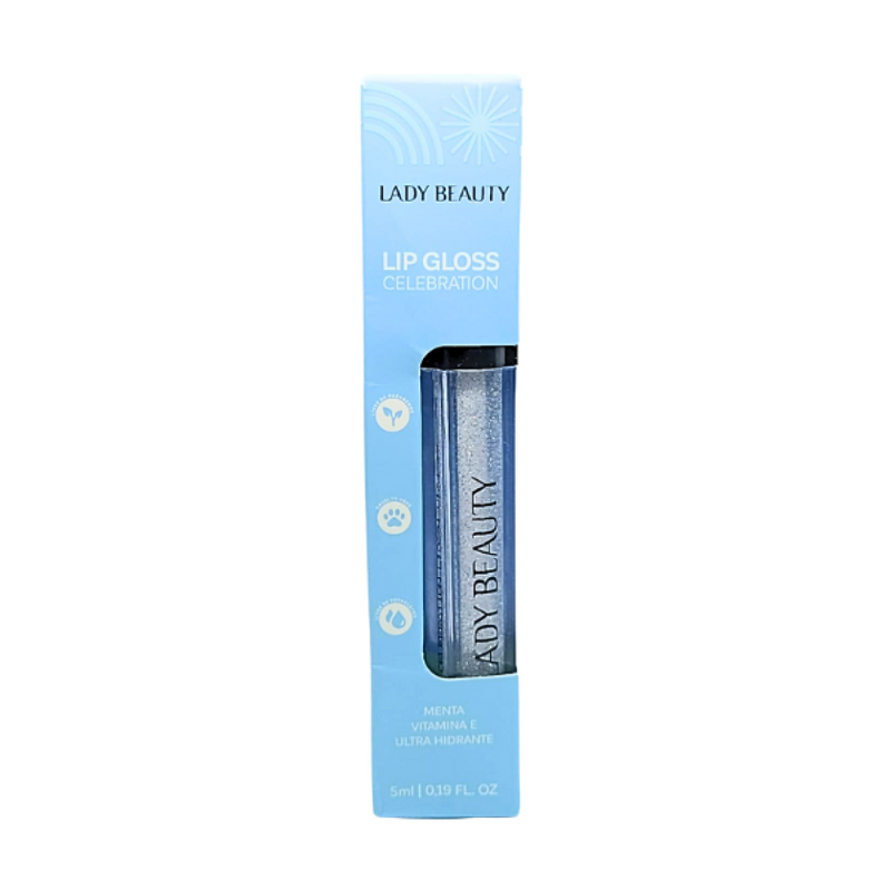 Lady Beauty Lip Gloss Celebration Glow Menta 5ml