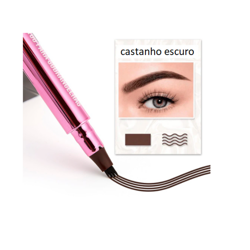 Caneta Tattoo para Sobrancelha Fio a Fio Á Prova Dágua  - Viva (Preenchimento de Sobrancelhas)
